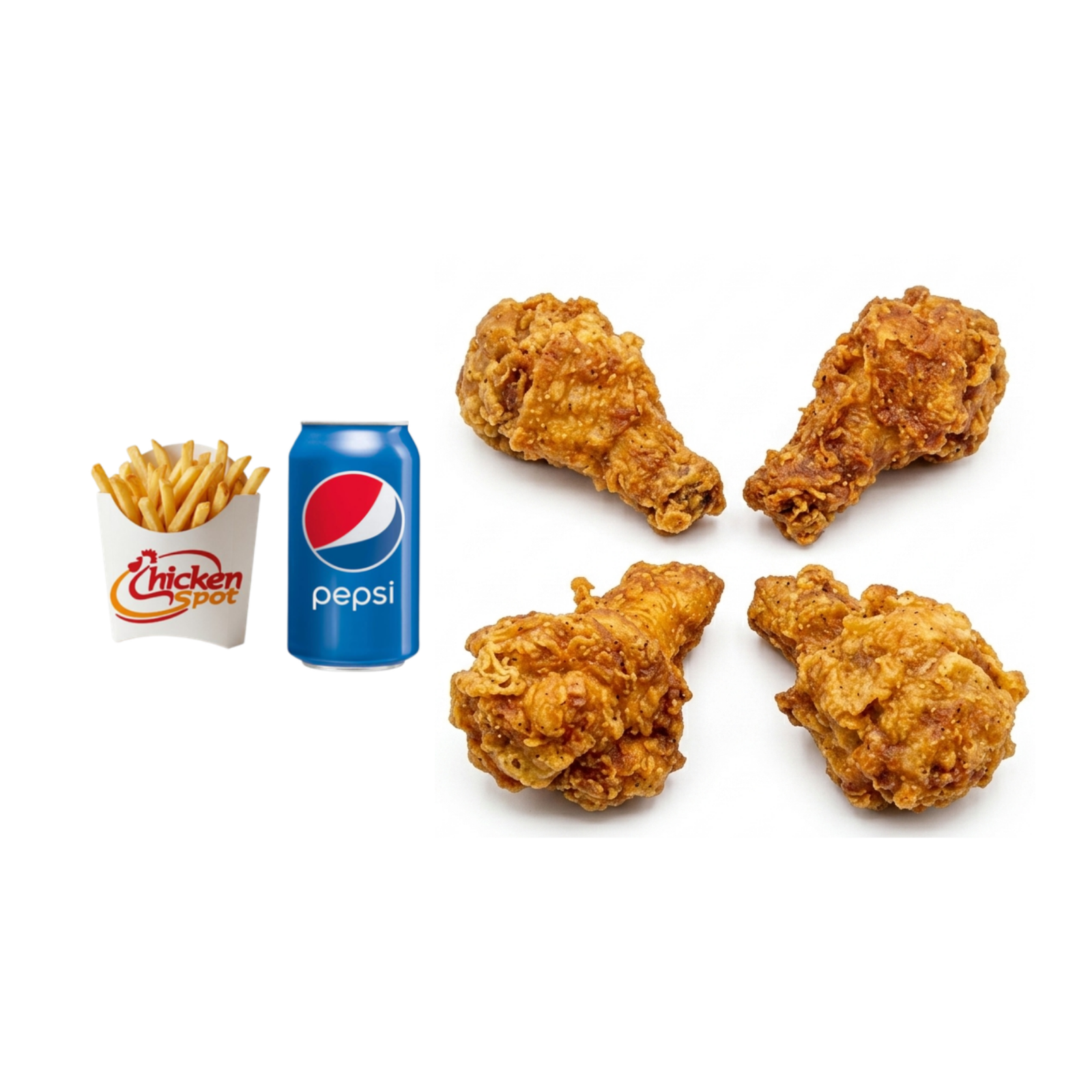 4 Pcs Spicy Wings